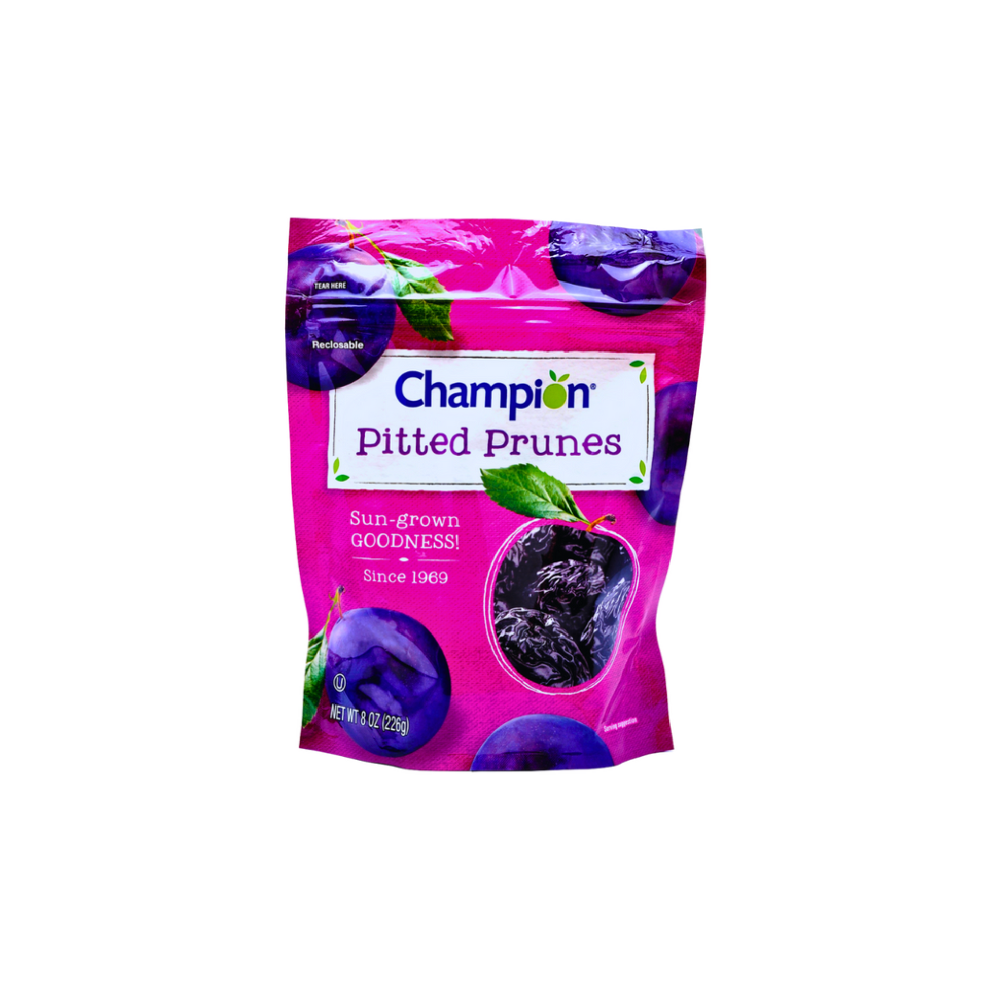 Champion Pitted Prune Plastic Bag