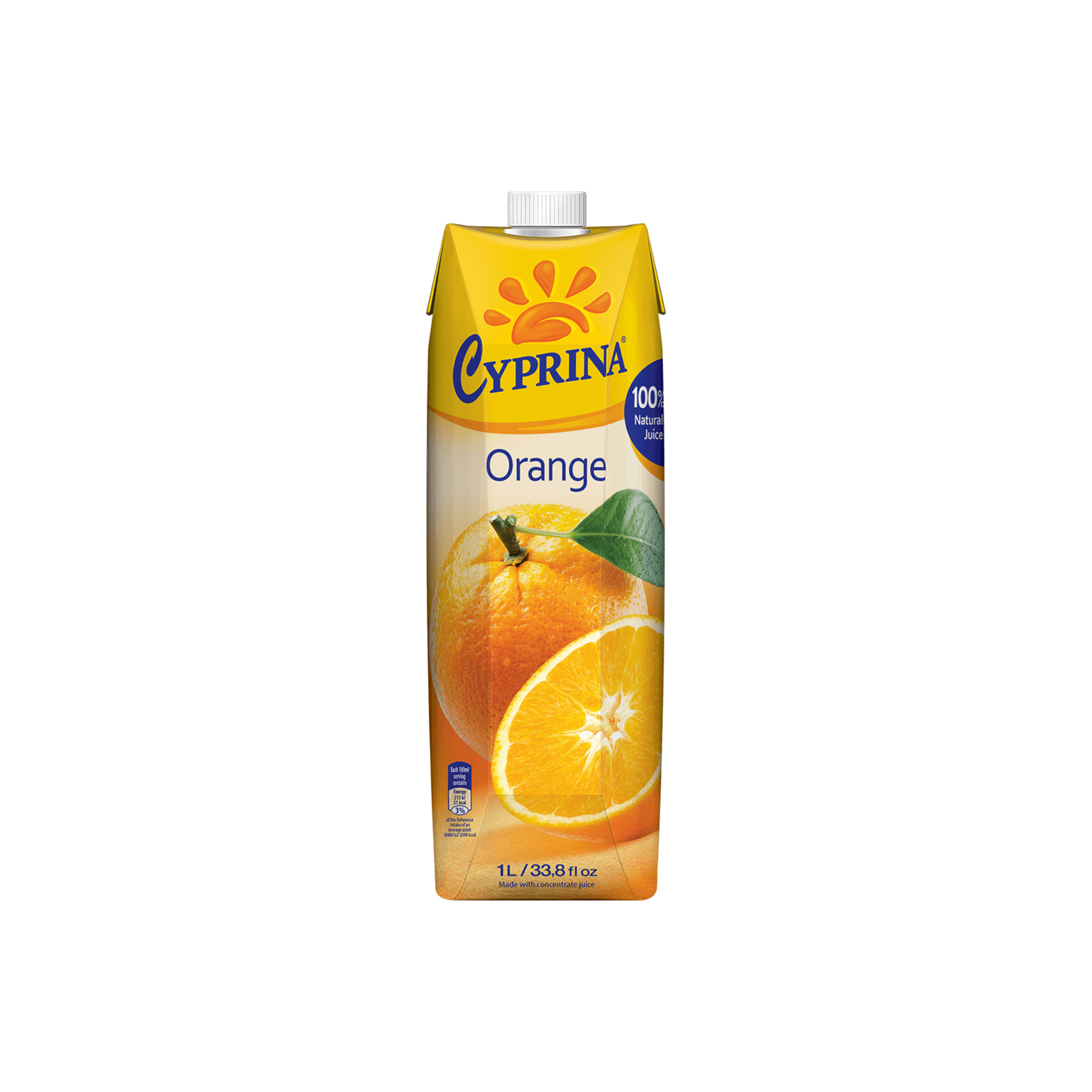 Cyprina Fruit Juice Orange Natural Prism