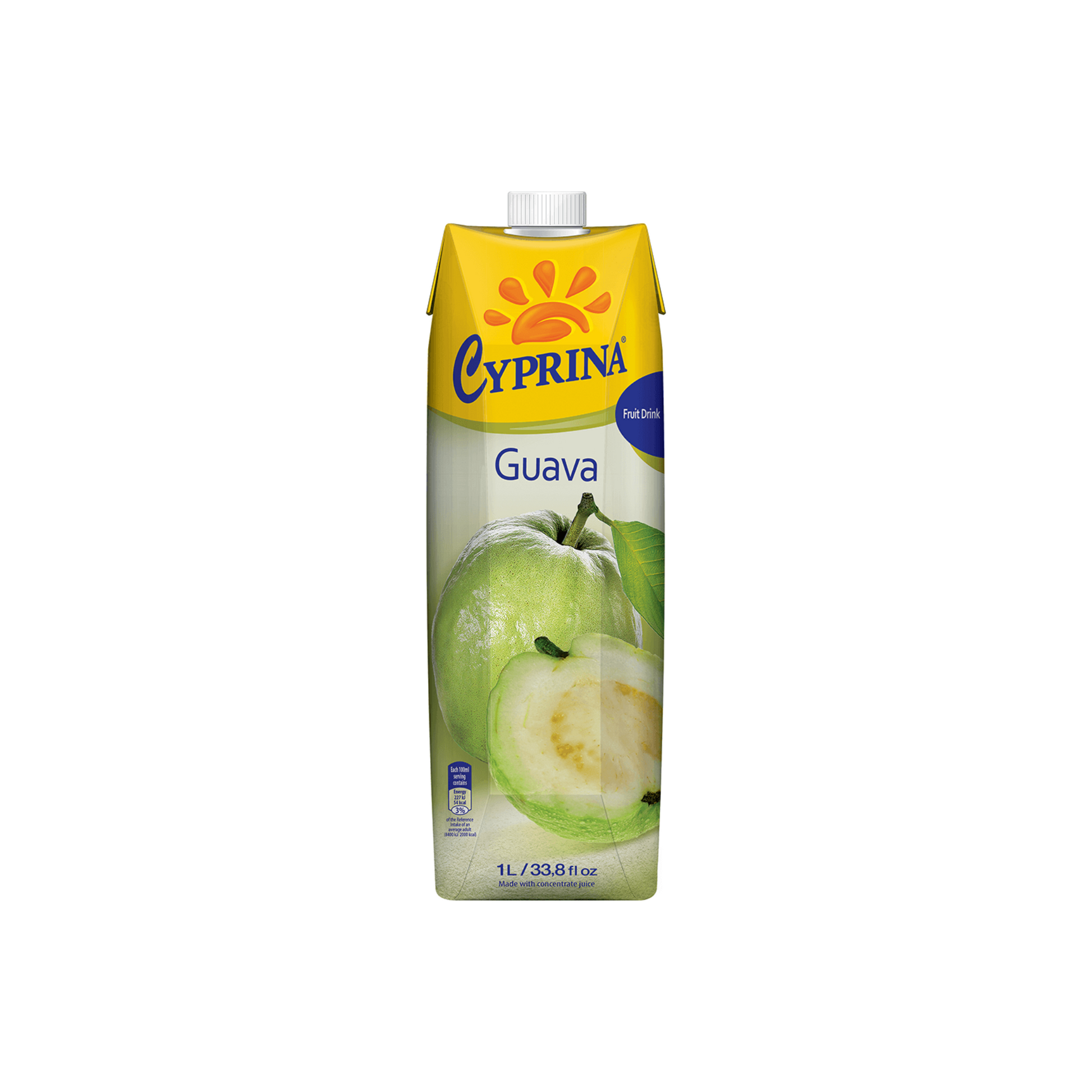 Cyprina Guava Fruit Drink Prism 1L