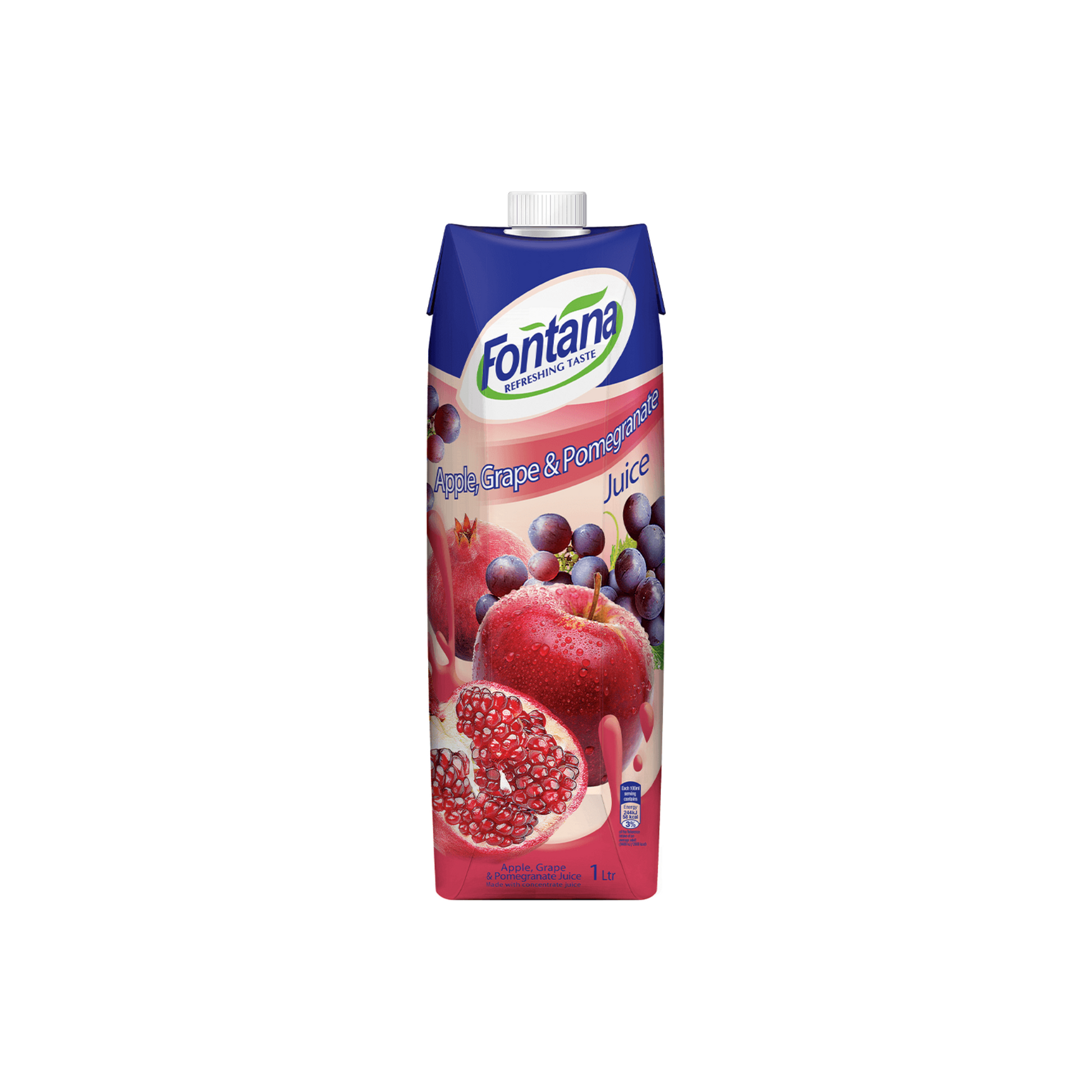 Fontana Pomegranate, Apple and Grape Juice Prism